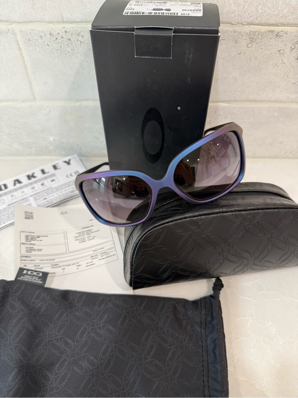 Oakley Women's Wild Rye Purple Gradient Sunglasses with Prism Lenses